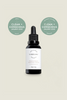 Delicious Vibrant Beauty Bontic Boost serum bottle with 'Clean + Conscious' awards on a light beige background